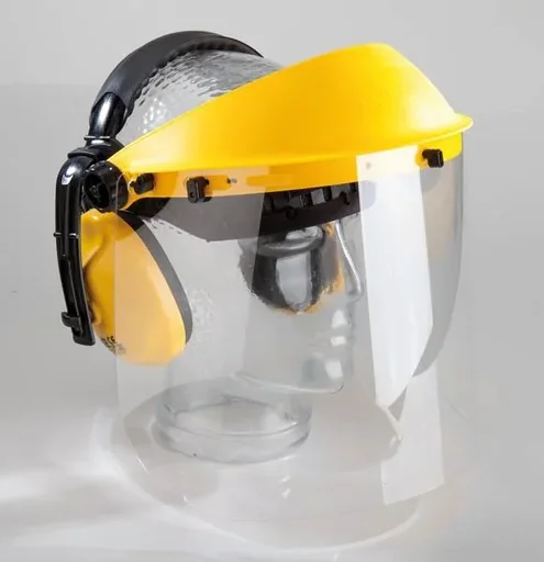 "Gehör- und Gesichtsschutz mit Klarsicht-Visier image"