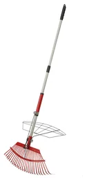 Universal-Rechen mit Greifer, 25 Zinken, teleskopierbar
