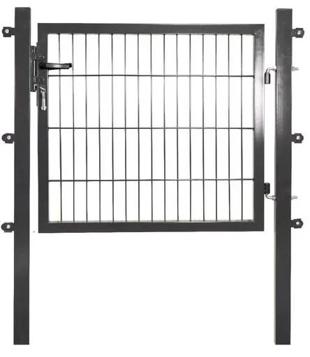 "Gartentor für Einstabmatte anthrazit, einflügelig - 75 cm hoch - 100 cm breit image"