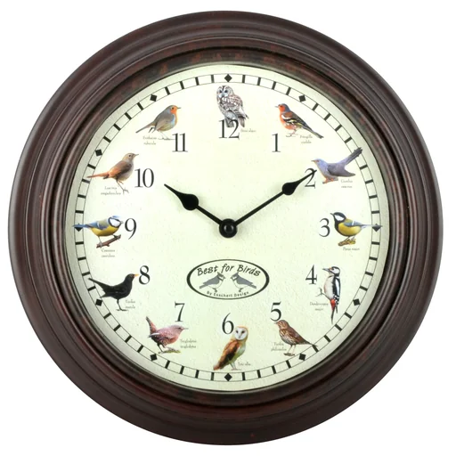 "Uhr mit Vogelgezwitscher image"