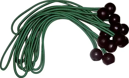 "Kugel Gummibandspanner 12 Stück, zur Befestigung von Planen + Netzen image"