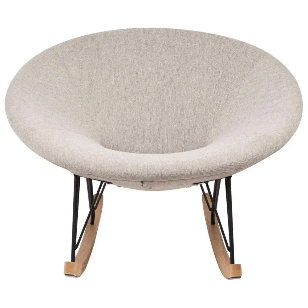 Quax Schaukelstuhl Stillstuhl Schalensitz De Luxe sand