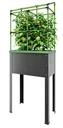 Metall Hochbeet "Heidelberg" mit Rankgitter & Bewässerung
