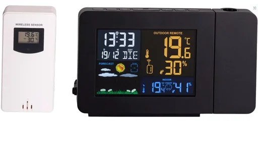 "Wetterstation mit LED-Projektion image"