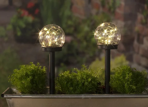 "Solar Kugel Set, 10 cm, 2er-Set image"