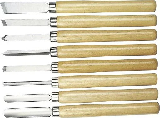 "Drechselbeitel Satz, 8-teilig image"