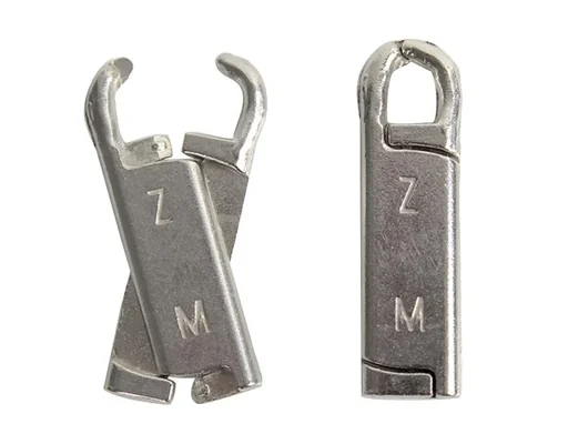 "Reißverschluss-Reparatur-Haken, Silberfarben, 6er-Set image"
