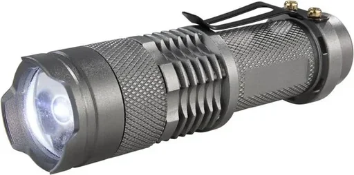 "3 Watt LED Taschenlampe Titan, 80Lumen, IPX4, fokussierbar image"