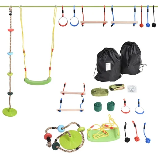 "Kinder-Kletterset mit viel Zubehör mehrfarbig image"
