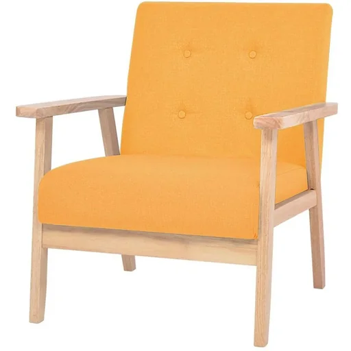 "Sessel Stoff gelb image"