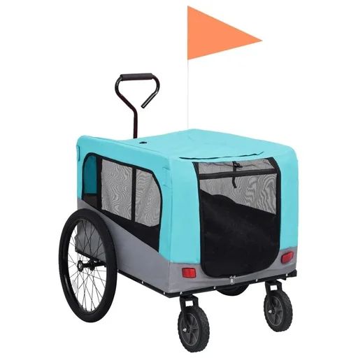 "Haustier-Fahrradanhänger 2-in-1 aanhange image"