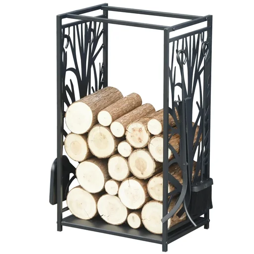"Brennholzstandard mit Brennholzzubehör erhöht Stahl image"