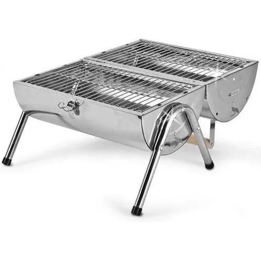 "BBQ Collection Holzkohlegrill - Zylinder - Chrom image"
