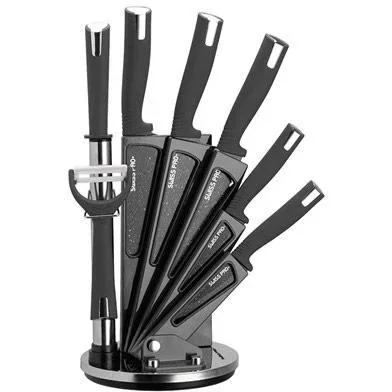 "Küchenmesserset -mit Standard- 8-teilig -Grau image"