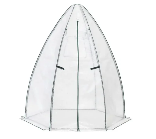 "Zelt Winterzelt 160x160x183 cm Weiß image"