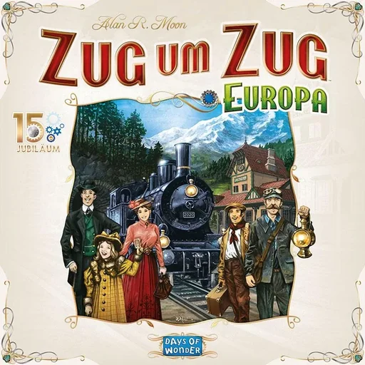 "Gesellschaftsspiel Zug um Zug Europa 15. Jubiläum image"