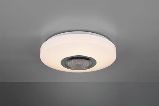 "LED-Deckenleuchte MAIA, 10 W, 3000K, 1100 lm, RGBW, dimmbar, Fernbedienung, Bluetooth Lautsprecher, weiß image"