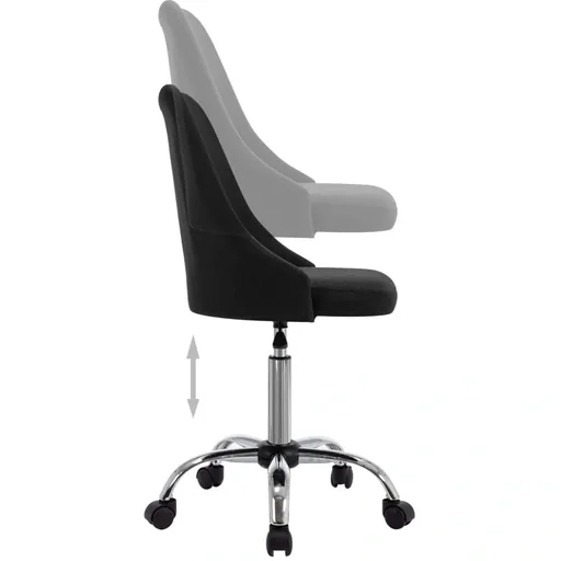 "Esszimmerstühle 2 Stück Stoff schwarz image"