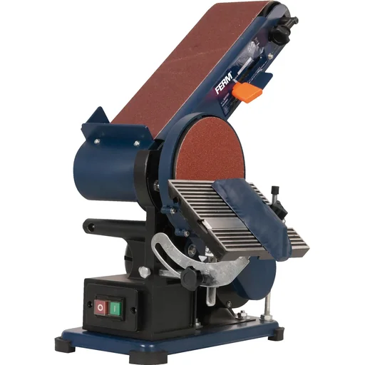 "BGM1003 Bandschleifer 375W - 150mm - Flexibel Anwendbar - Mit 2 Schleifbände und 2 Schleifschreiben image"