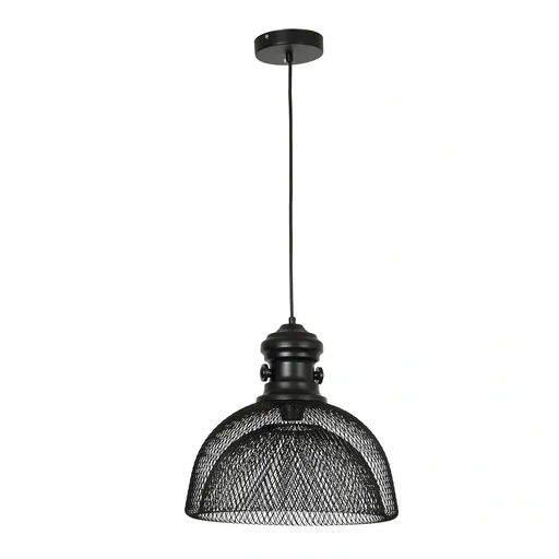 "Hängeleuchte, Deckenlampe, Deckenstrahler, moderner Stil, E27, 40 W, Küche, Bar, Wohnzimmer, Schlafzimmer, Stahl, Schwar image"