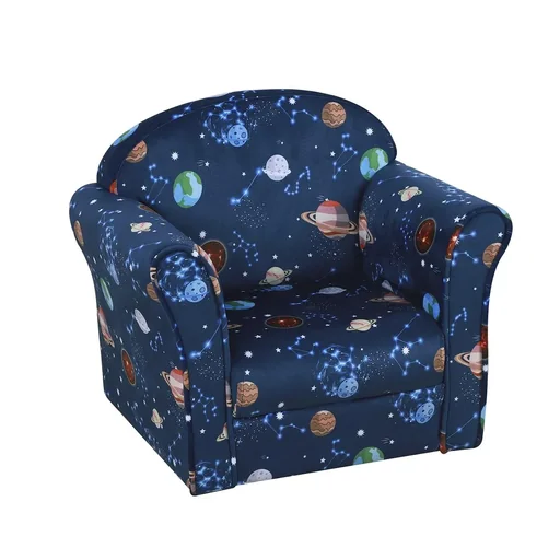 "Kindersessel, Kinderzimmer Sofa, Kindersofa Mini-Sofa-Sessel für 3-6 Jahre,Polyester, Blau, 50 x 39 x 44 cm image"
