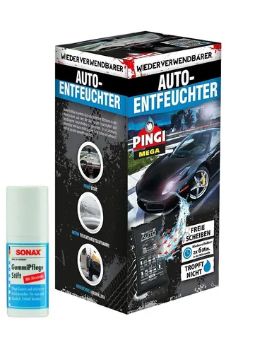 "Mega Auto - Entfeuchter, 1 KG inklusive Gummi Pflegestift image"