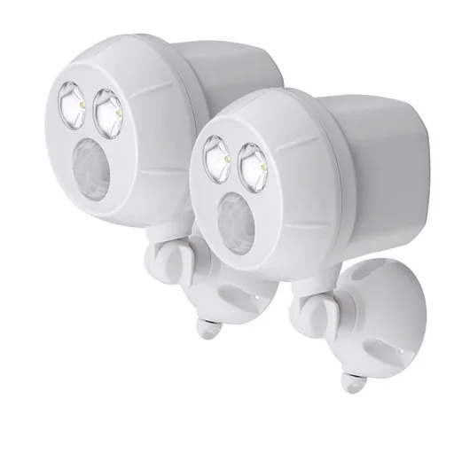 "LED Scheinwerfer MB380 mit Bewegungsmelder 2er Pack weiß 400 Lumen IP66 image"