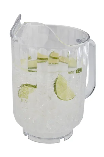 "Pitcher, Ø 13 cm, H: 21 cm, Füllmenge 1,5 L - Bierkrug, Karaffe für Limonade, Wasserkaraffe, Kunststoff, transparent image"
