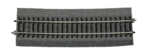 "6 Stück Gebogenes Gleis R20 mit Bettung, Radius 1962 mm, Bogenwinkel 5° image"