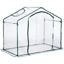Gewächshaus mit Fenster Stahl 180x105x150cm