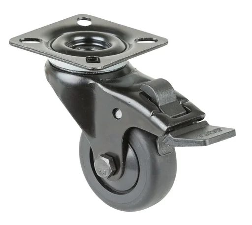 "Lenkrolle mit Feststeller und Platte image"