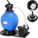 Sandfilterpumpe für Schwimmbad - 600W - 15.900 L/h - 60L Tank