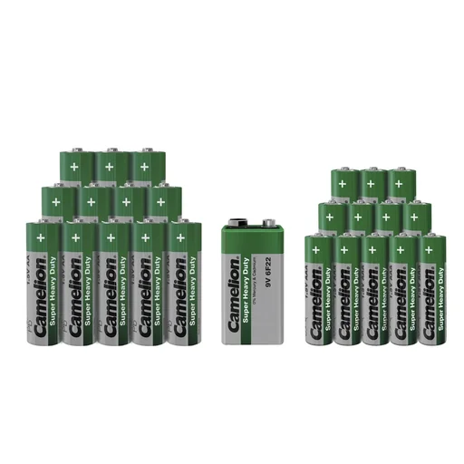 "Zink-Kohle Batterie Sparset 25-teilig image"