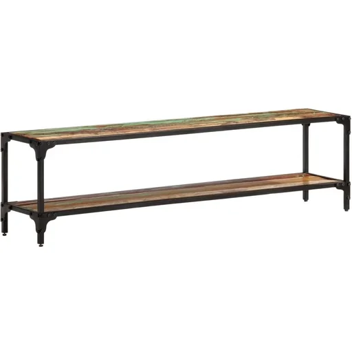 "TV-Schrank 150x30x40 cm aus massivem recyceltem Holz image"