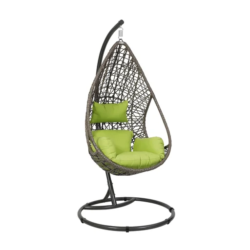 "Garten-Hängesessel "Kuba" - braun/grün   image"