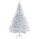 Künstlicher Weihnachtsbaum mit Schnee-Effekt -Weiß 150cm
