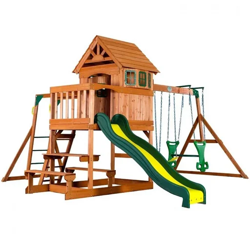 "Springboro Spielturm mit Schaukeln und Rutsche image"