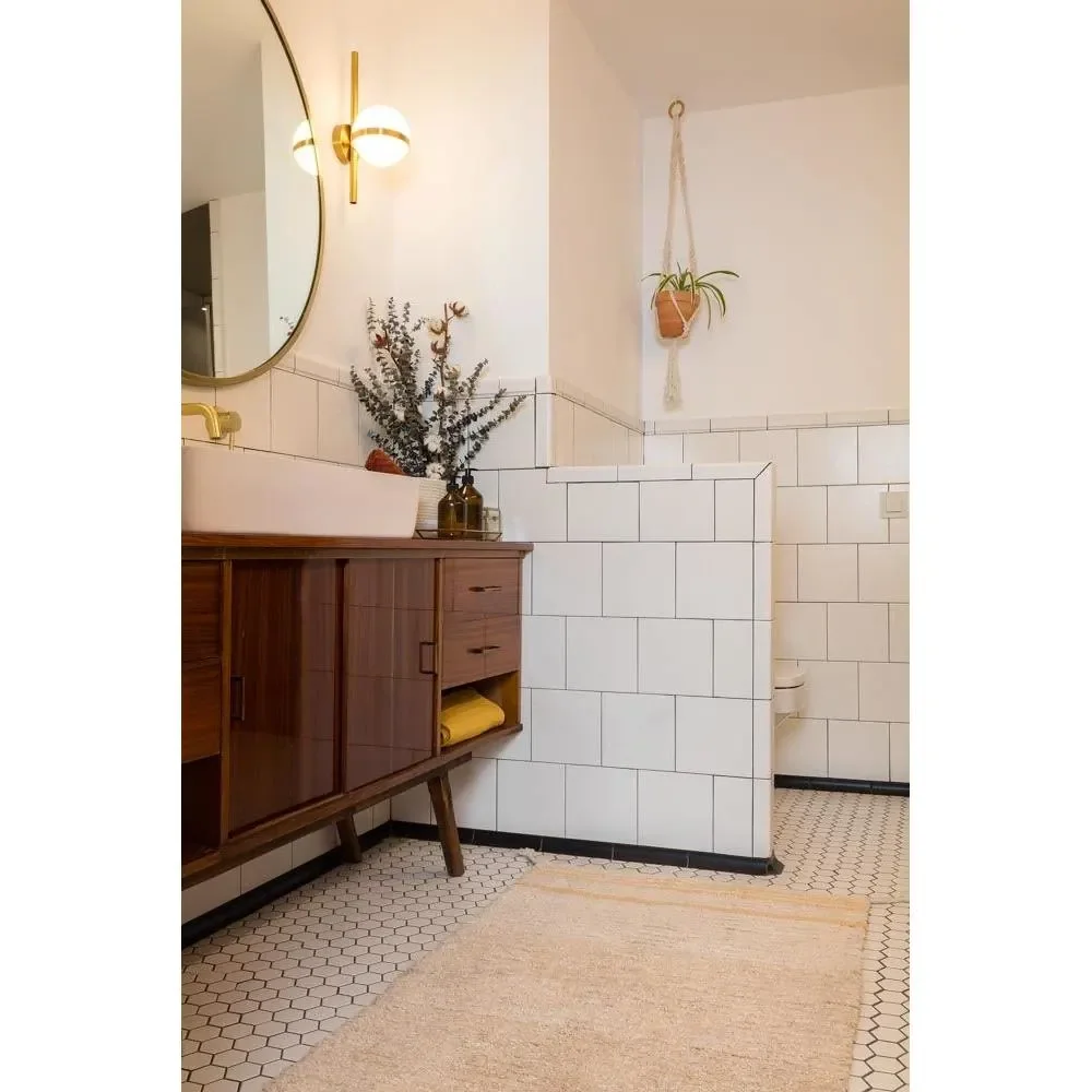 Lorena Canals waschbarer Wendeteppich "Reversible Twin" gelb, Größe: 80 x 140 cm