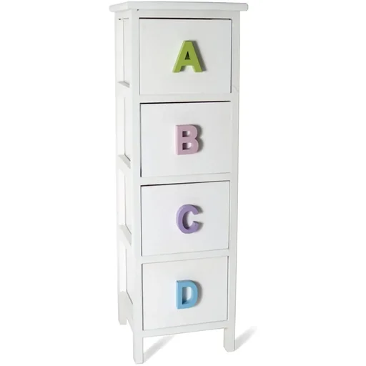 "Decorlife Kommode Dafne - 4 Schubladen - 40x30x57 cm image"