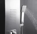 Duschpaneel Enya 121x20 cm, Duschset mit 4 verschiedene Duschfunktionen
