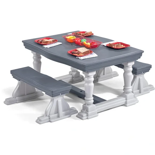 "3 Piece Farmhouse Table & Bench Set image"