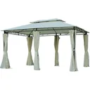 Gartenpavillon mit Doppeldach