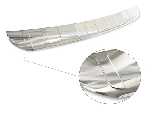 "Edelstahl Ladekantenschutz, Mercedes GLB Crossov. X247, 2019>Erstausrüster Qualität, gebürstet, entgratete Kante image"