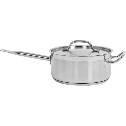"Kochtopf aus Edelstahl mit Deckel - 24x11 cm - 5L image"