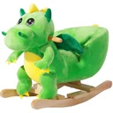 Schaukelstuhl Kinder Dino mit Sicherheitsgurt