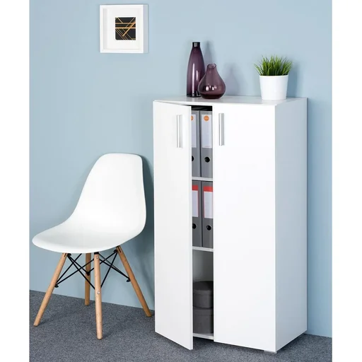 "Multifunktionsschrank weiß - 3 Fächer image"