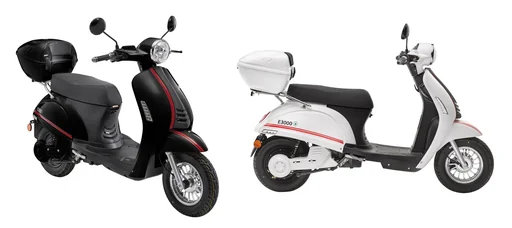 "E-Roller Luxxon E3000, 45 km/h (Mokick-Klasse), weiß image"