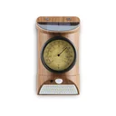Solar Leuchte mit Thermometer und Bewegungsmelder in Holzoptik