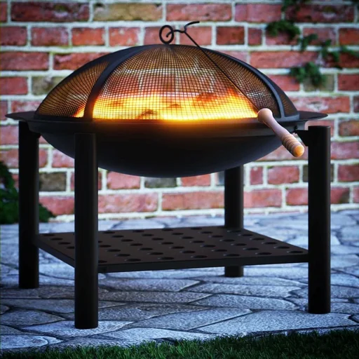 "Kamin mit Holzablagefach 55cm image"