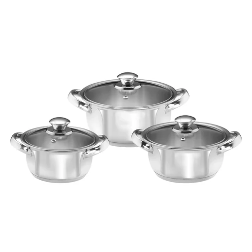 "Topf-Set „Silver Line“, 6-teilig, Edelstahl image"